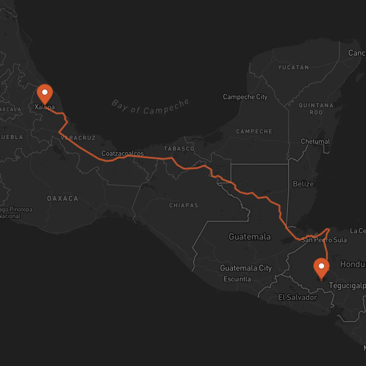 Ruta La Esperanza - Xalapa