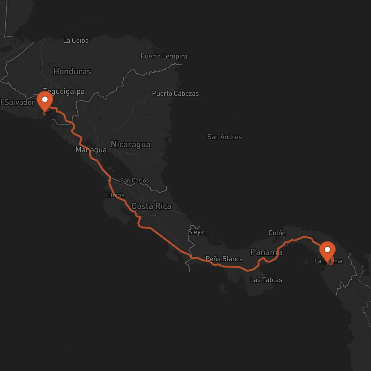Ruta La Unión - La Palma