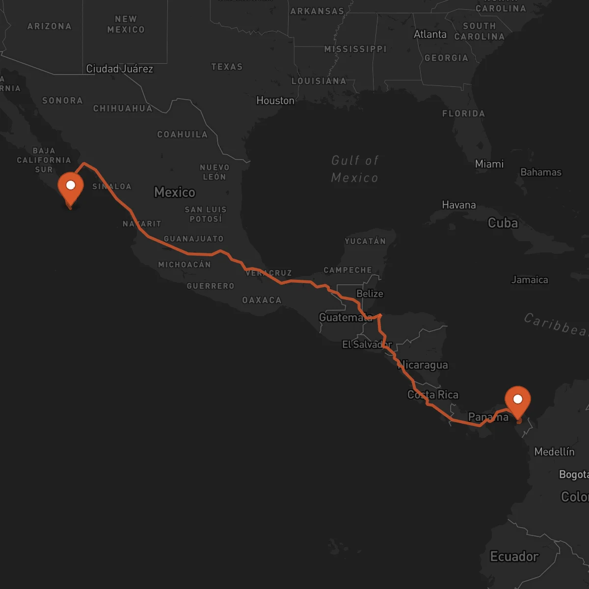 Ruta Los Cabos - La Palma