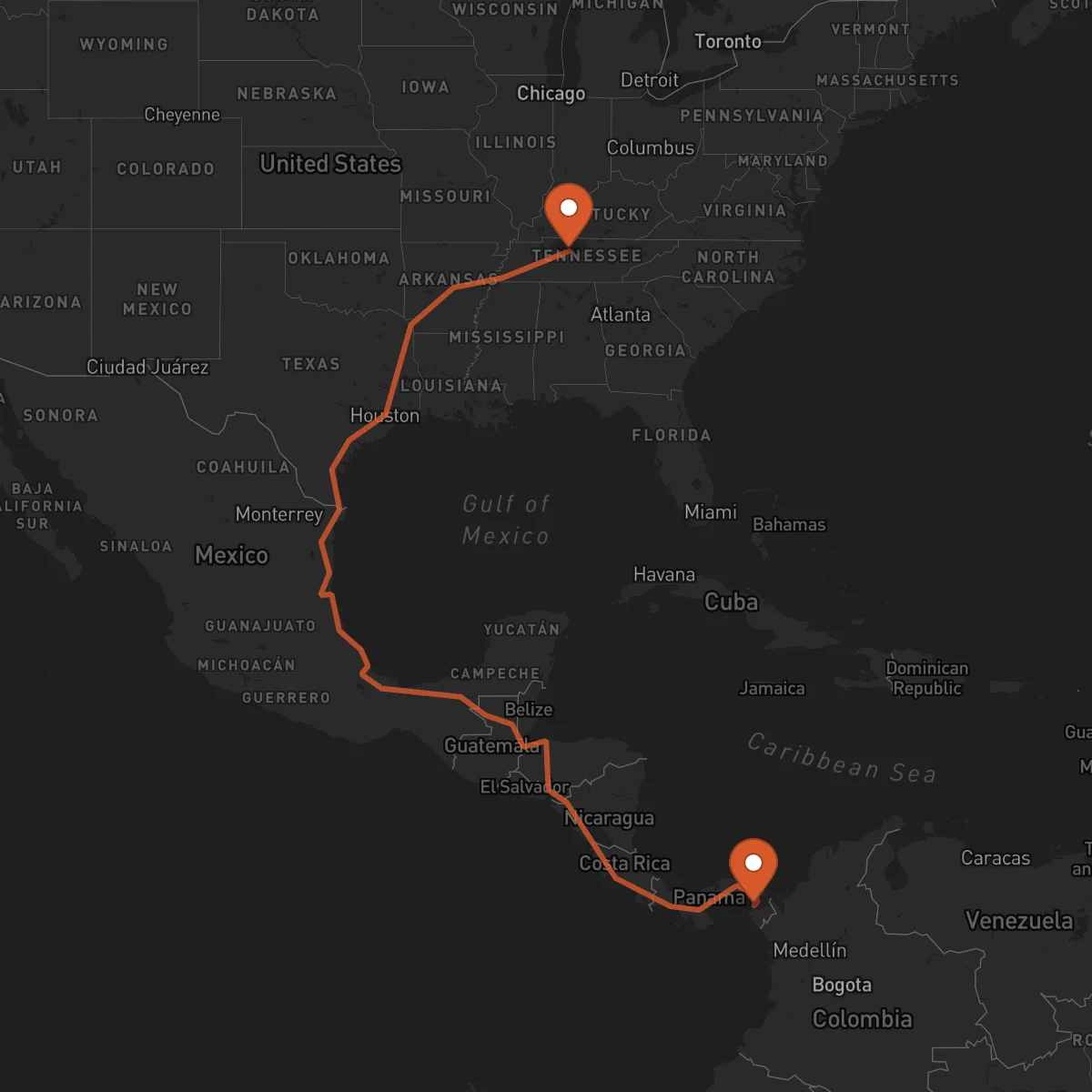 Ruta Nashville - La Palma