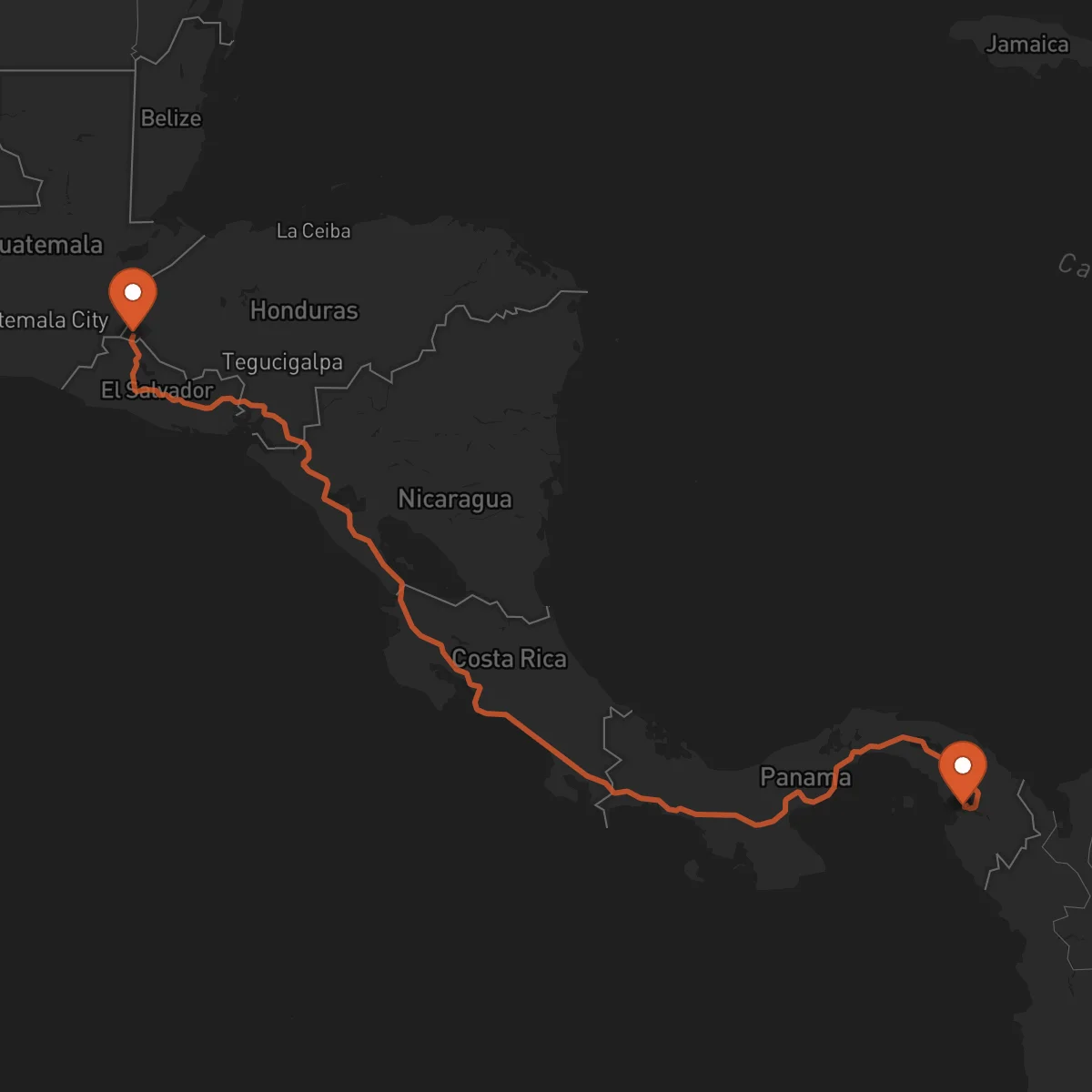 Ruta Ocotepeque - La Palma