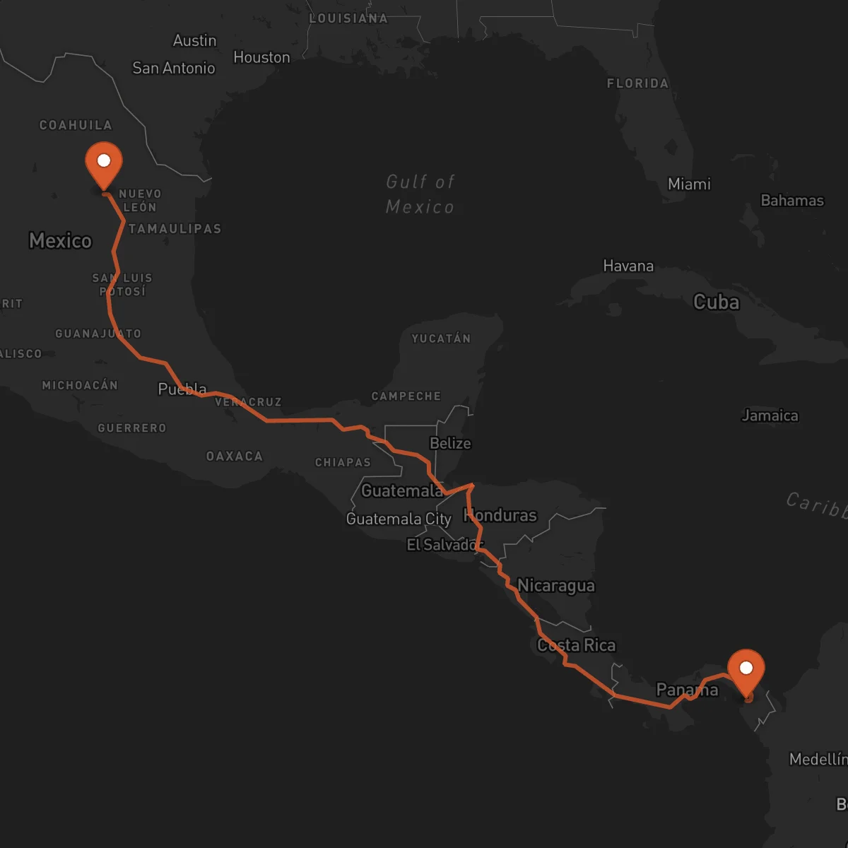 Ruta La Palma - Saltillo