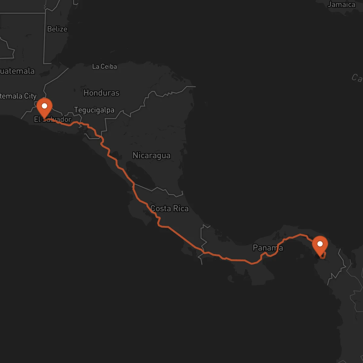 Ruta San Salvador - La Palma
