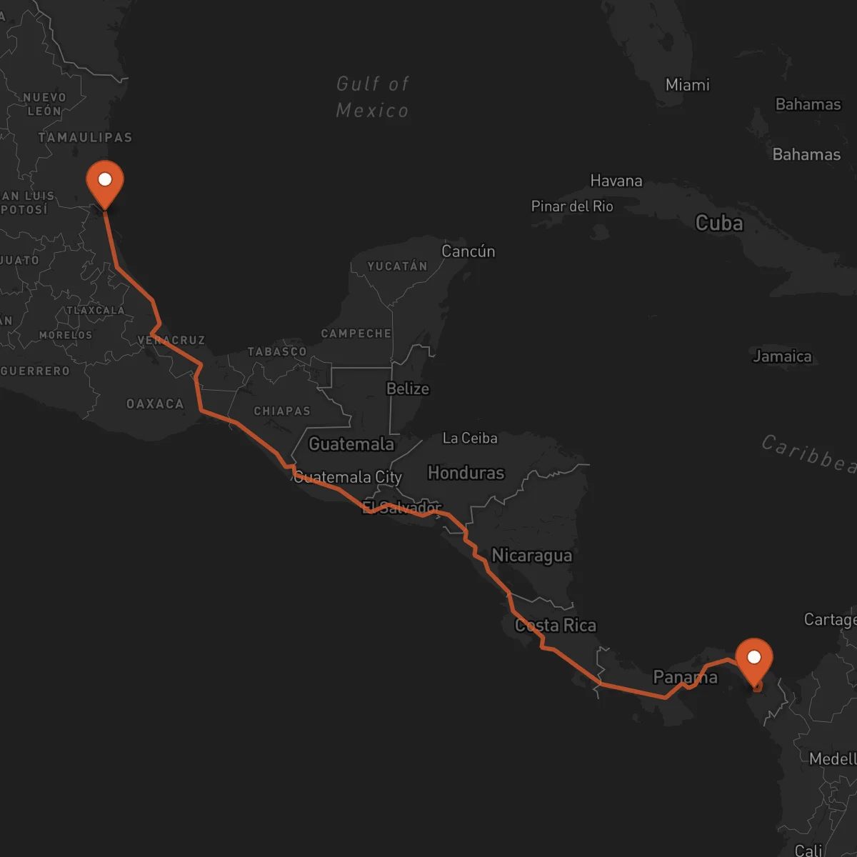 Ruta La Palma - Tampico