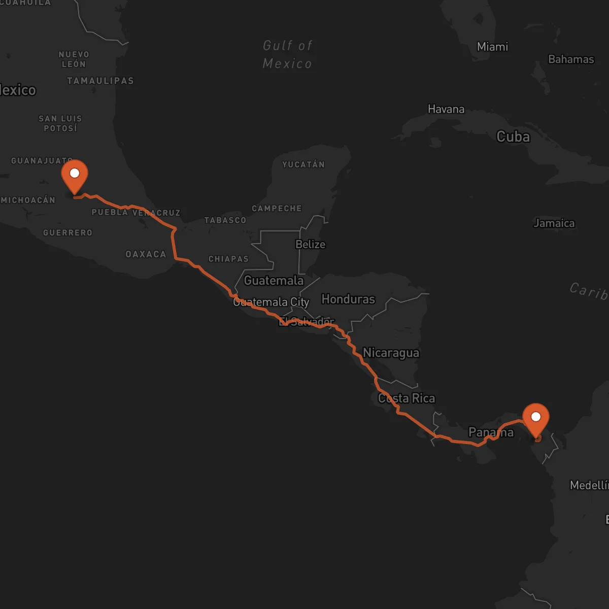 Ruta Toluca - La Palma