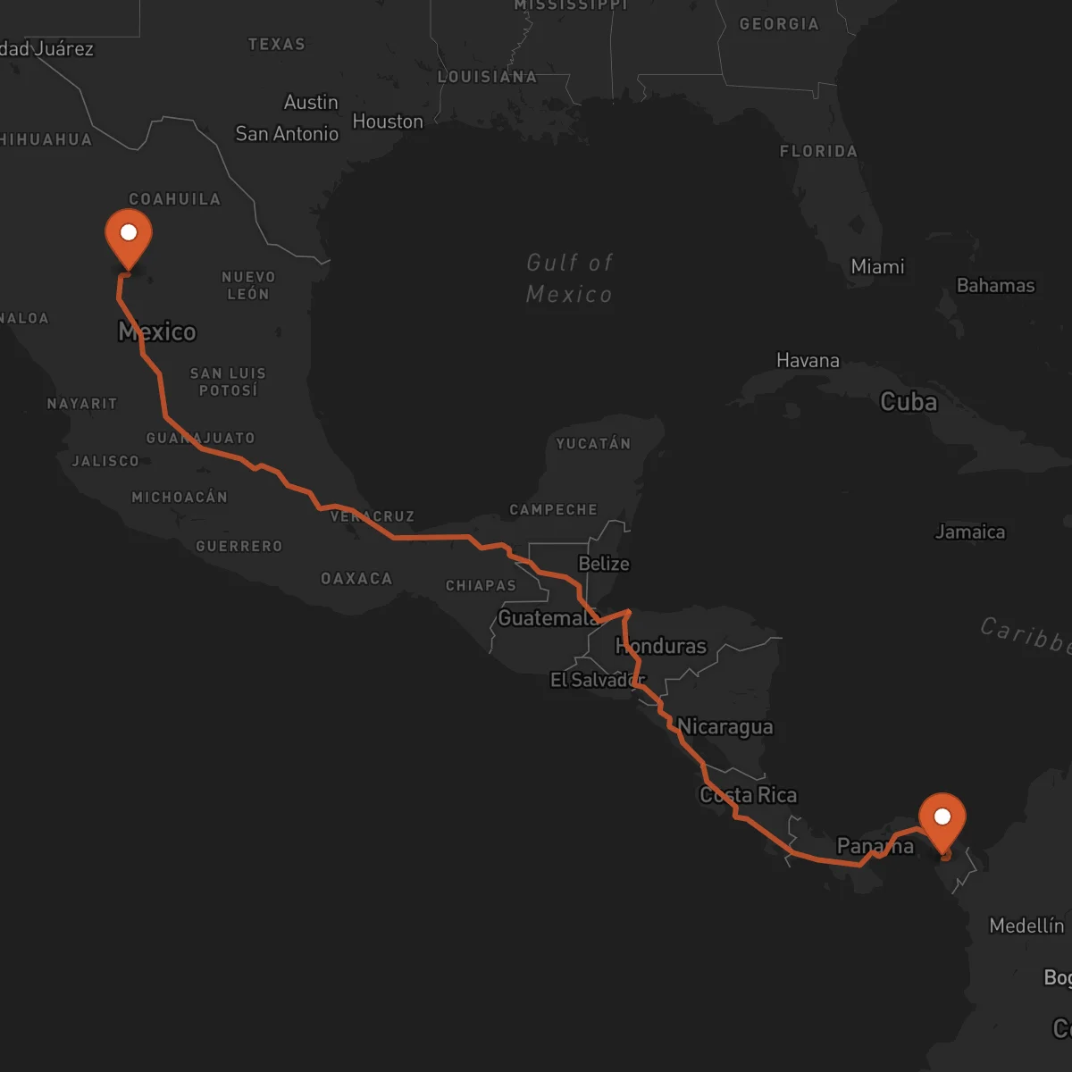 Ruta La Palma - Torreón