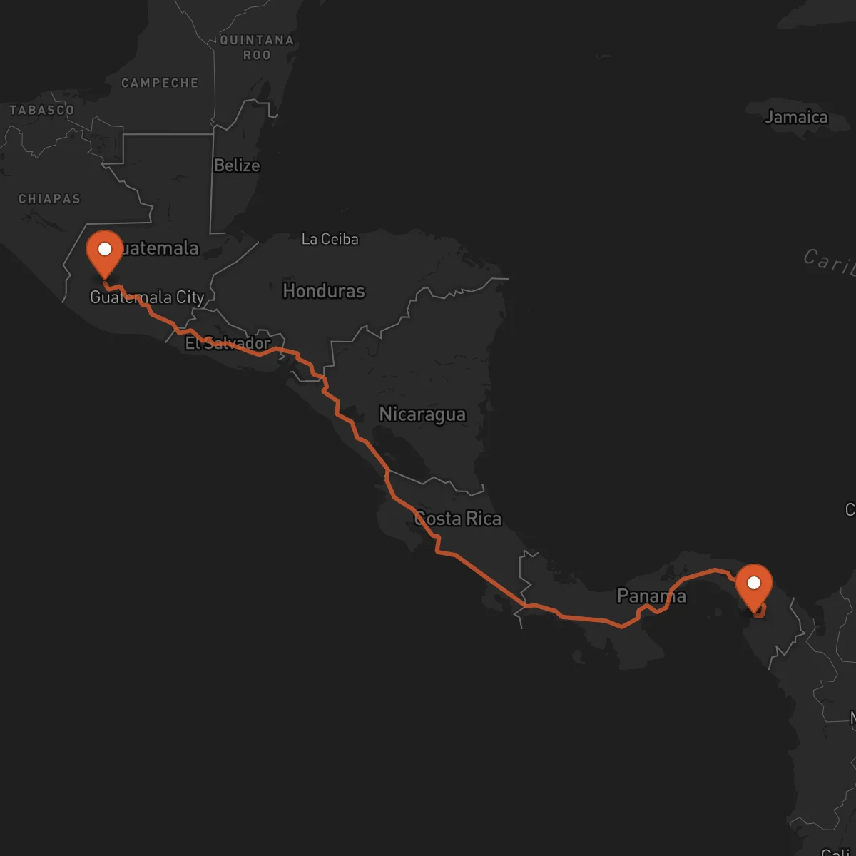 Ruta La Palma - Totonicapán