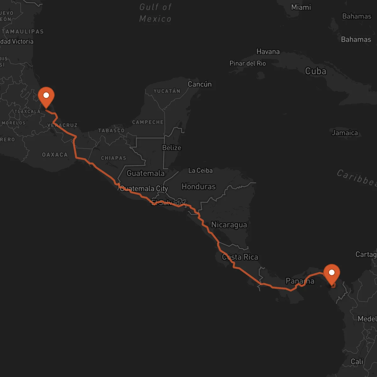 Ruta Xalapa - La Palma