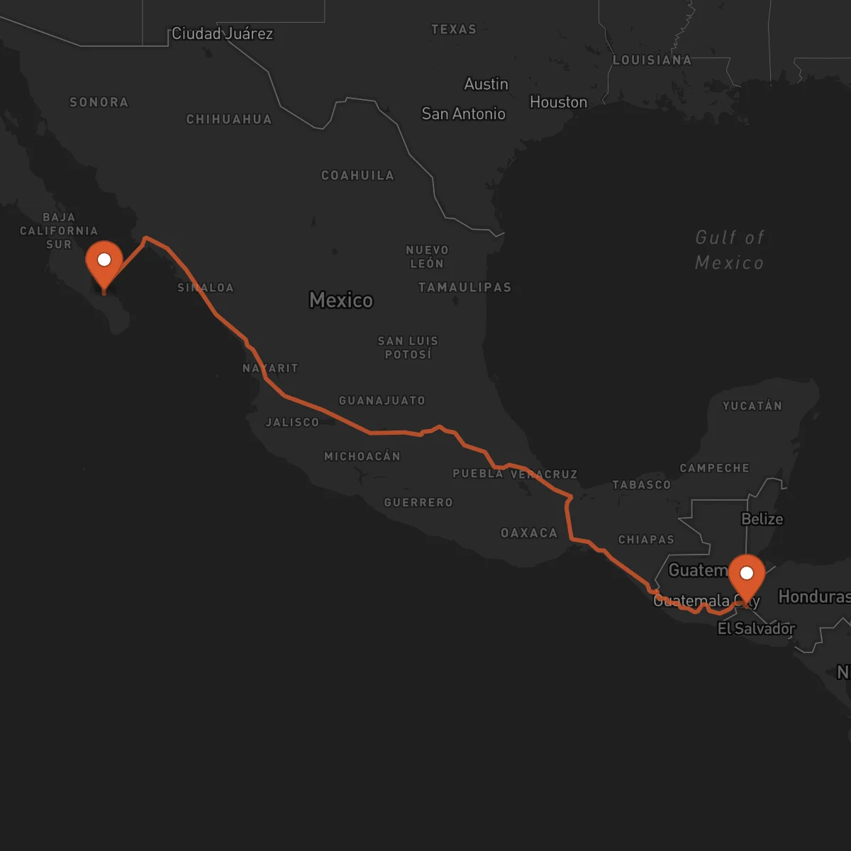 Ruta La Paz - Ocotepeque