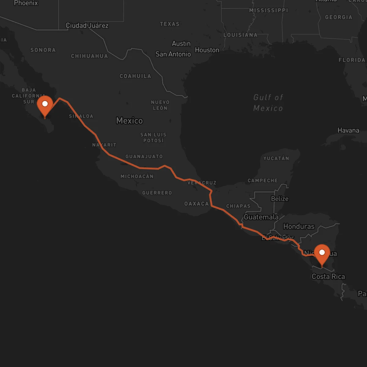 Ruta La Paz - San Carlos