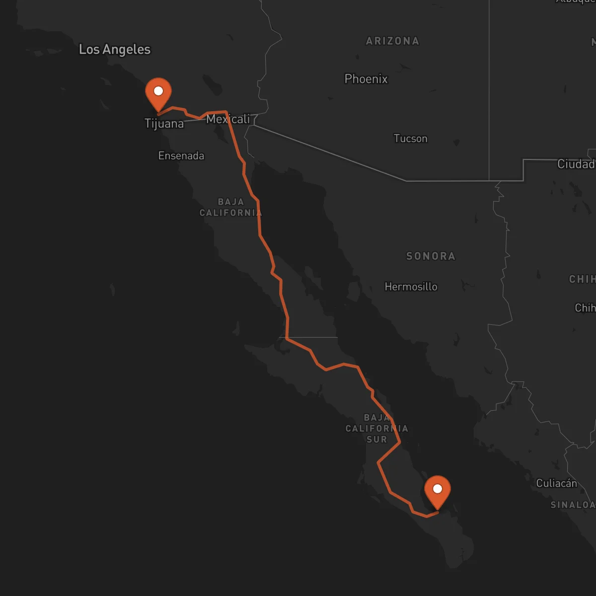 Ruta La Paz - San Diego