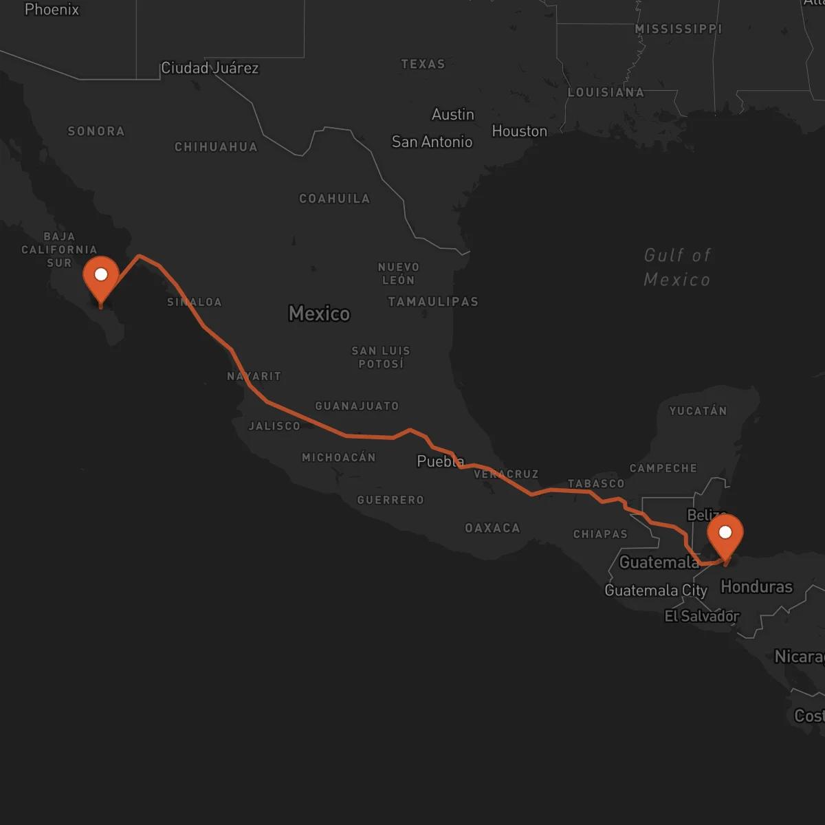 Ruta La Paz - San Pedro Sula