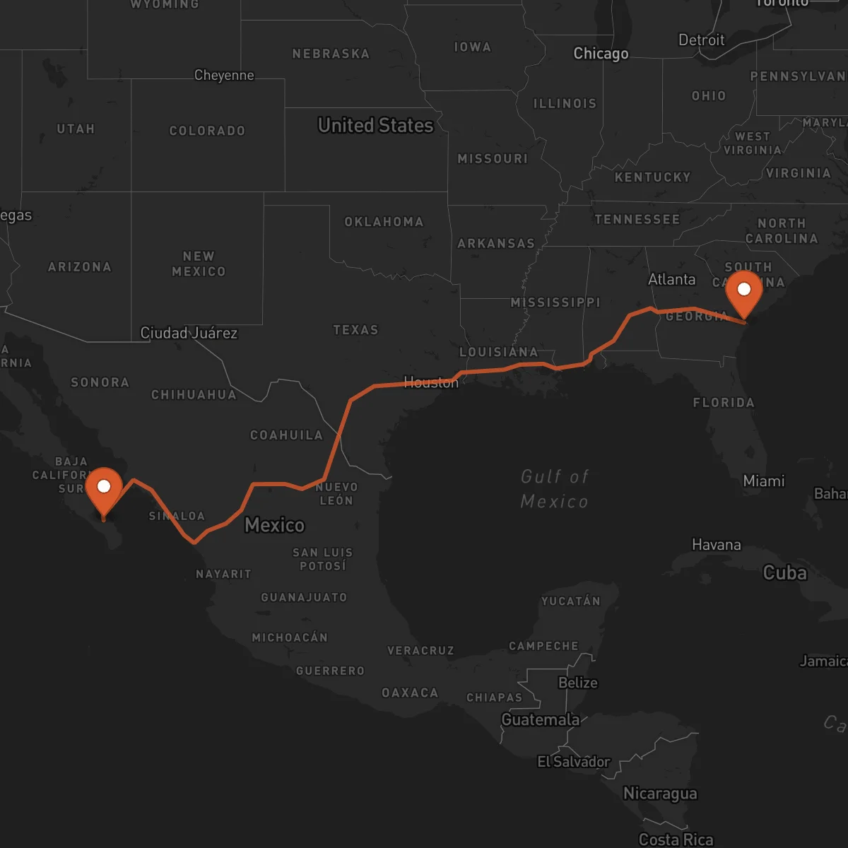 Ruta La Paz - Savannah