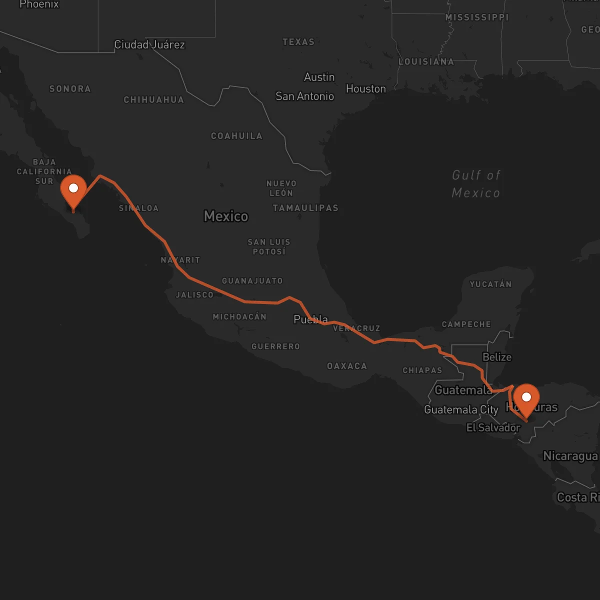 Ruta La Paz - Tegucigalpa