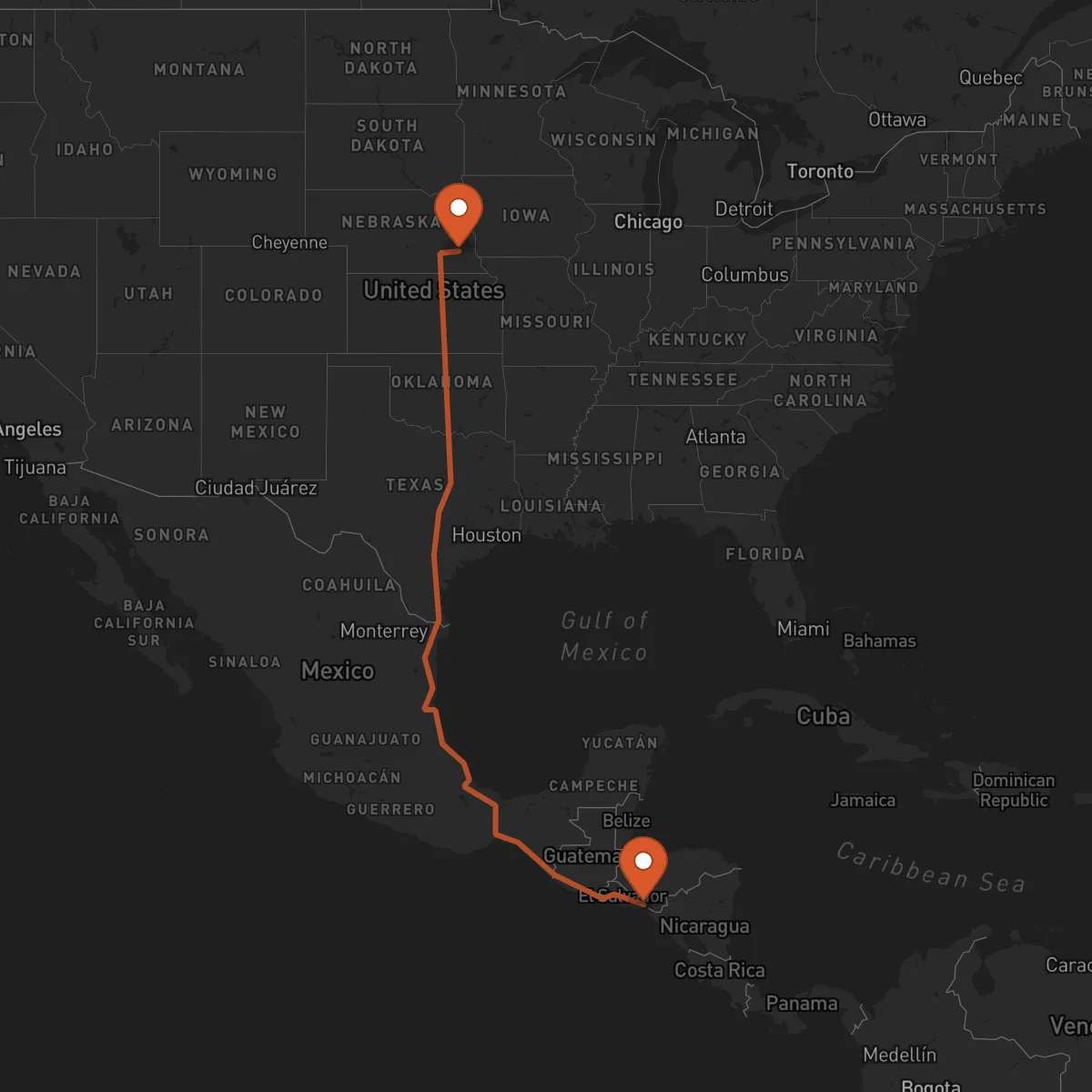 Ruta La Unión - Lincoln