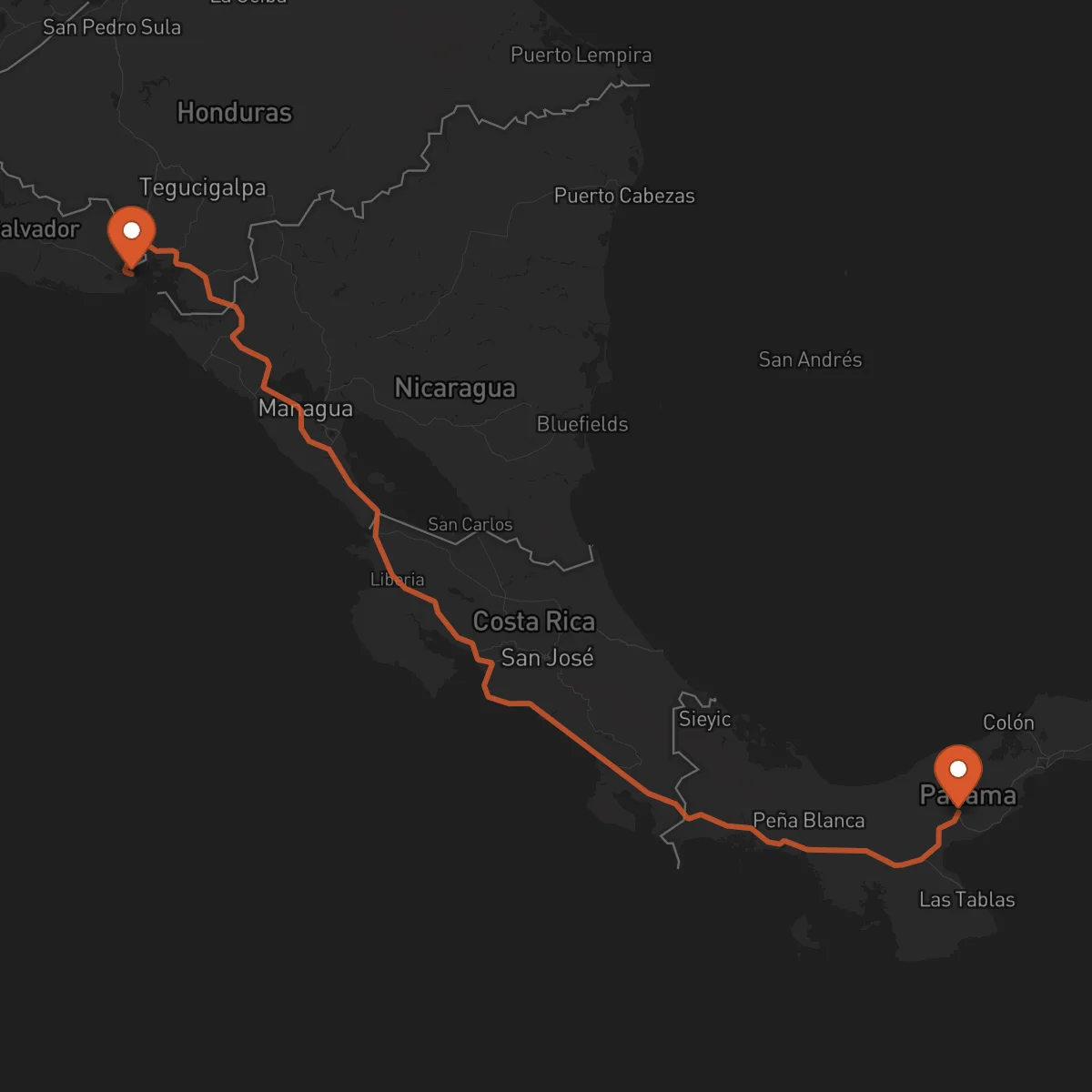 Ruta Penonomé - La Unión