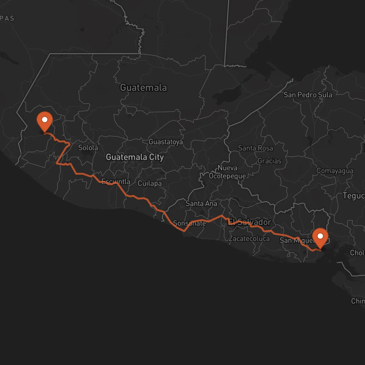 Ruta San Marcos - La Unión