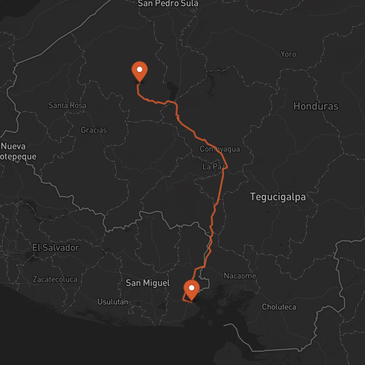 Ruta Santa Bárbara - La Unión
