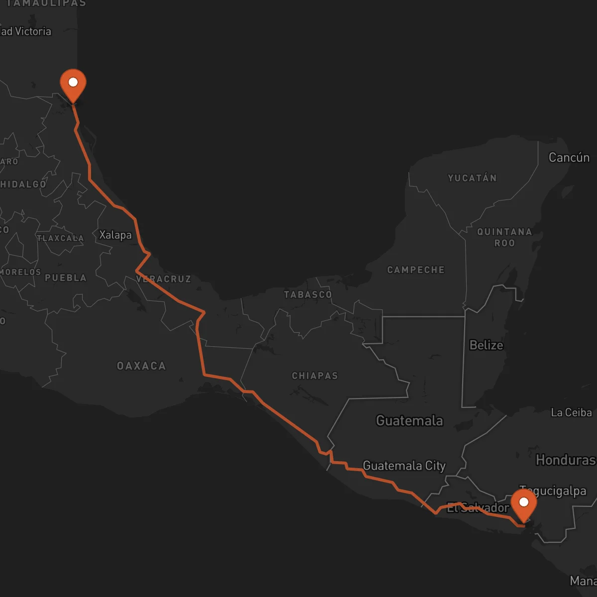 Ruta Tampico - La Unión