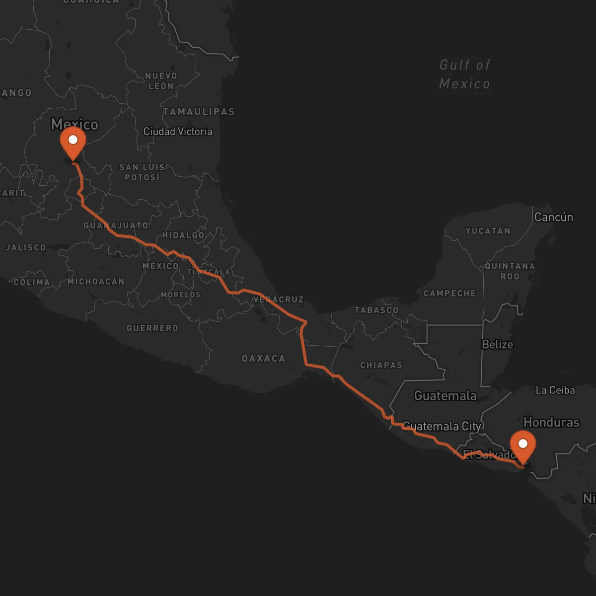 Ruta La Unión - Zacatecas