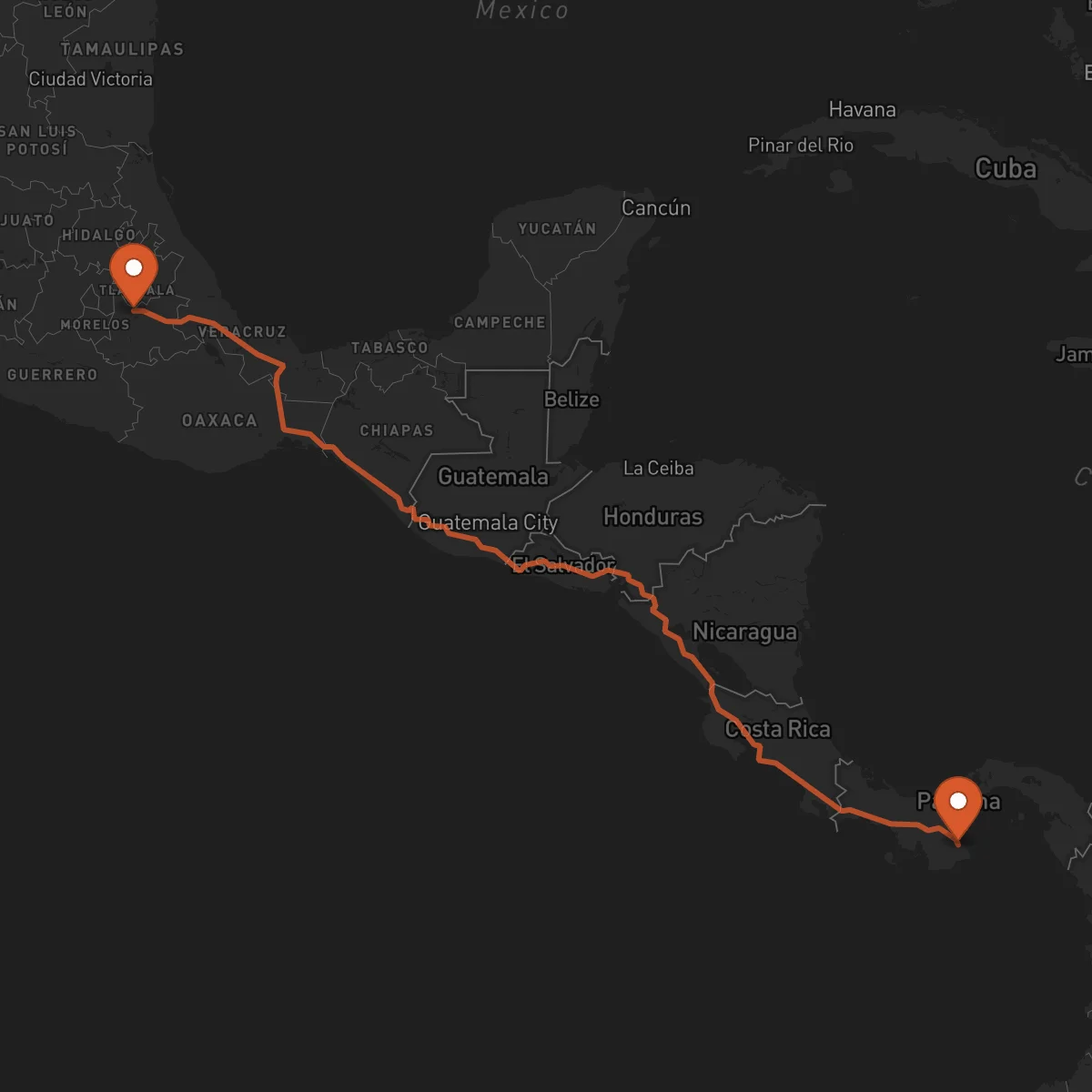 Ruta Puebla de Zaragoza - Las Tablas