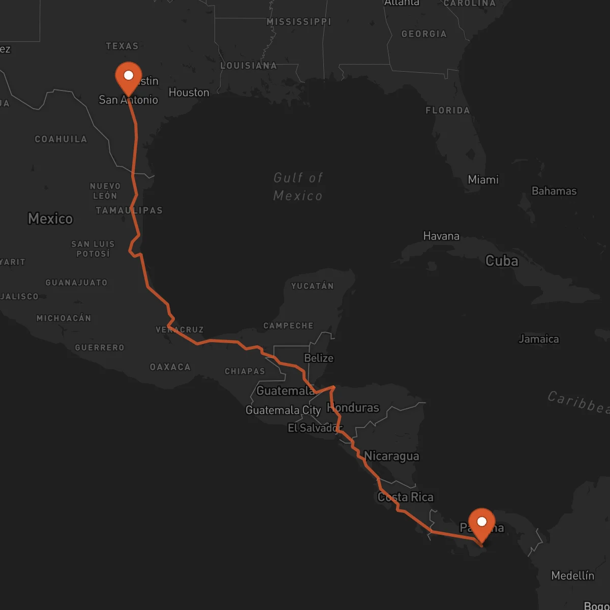 Ruta Las Tablas - San Antonio