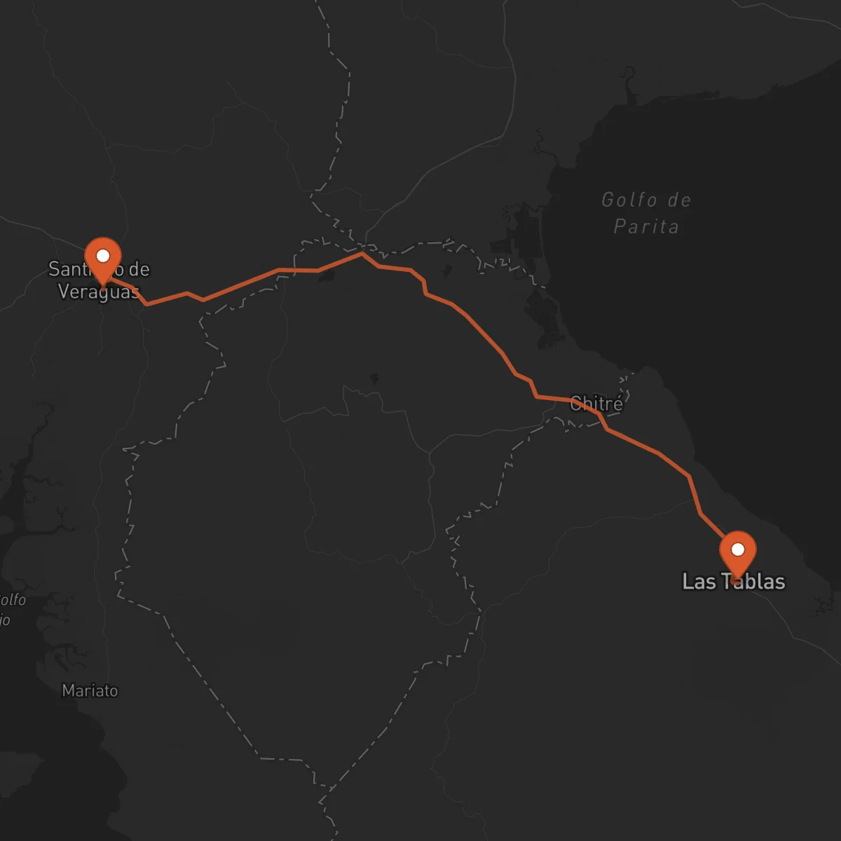 Ruta Santiago de Veraguas - Las Tablas
