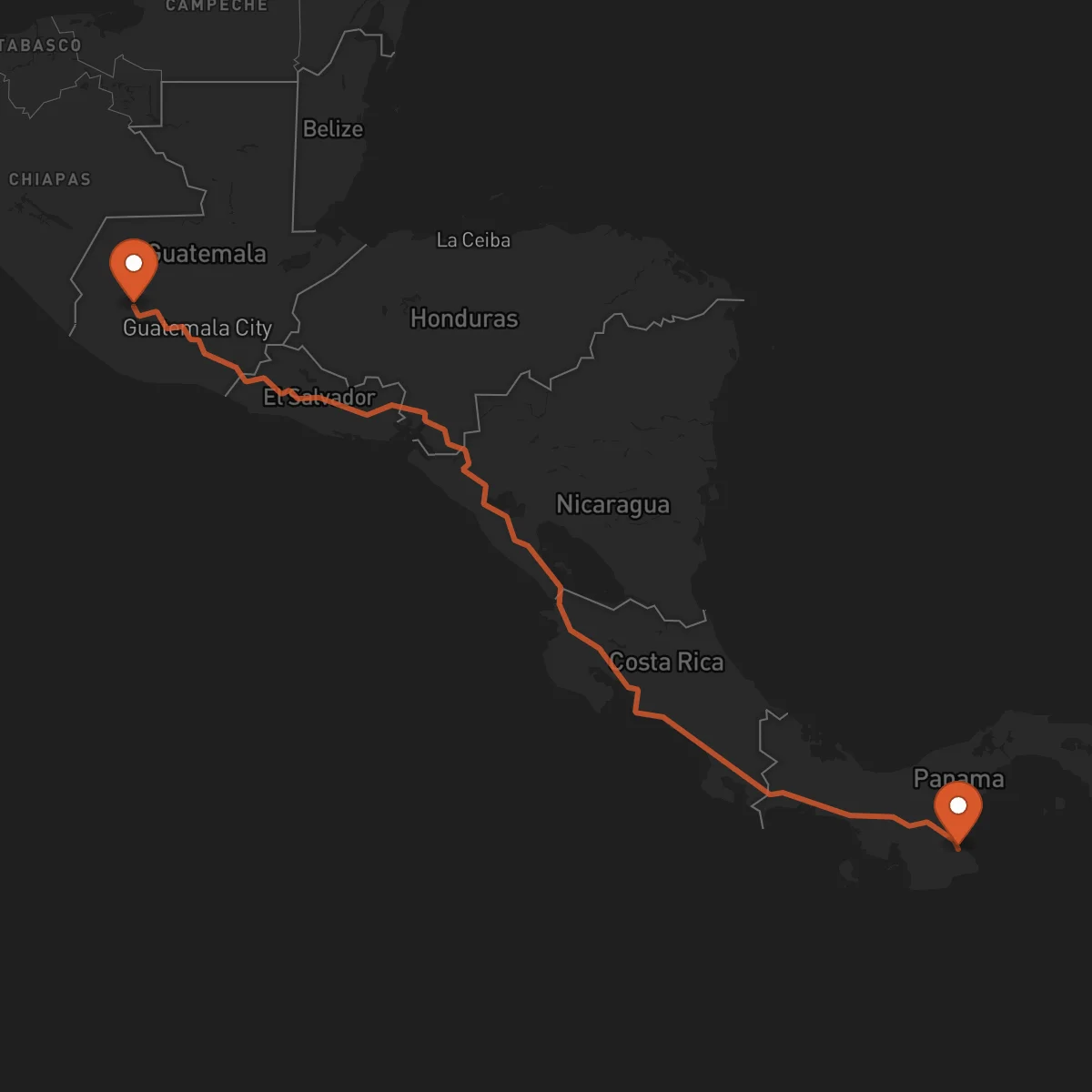 Ruta Totonicapán - Las Tablas