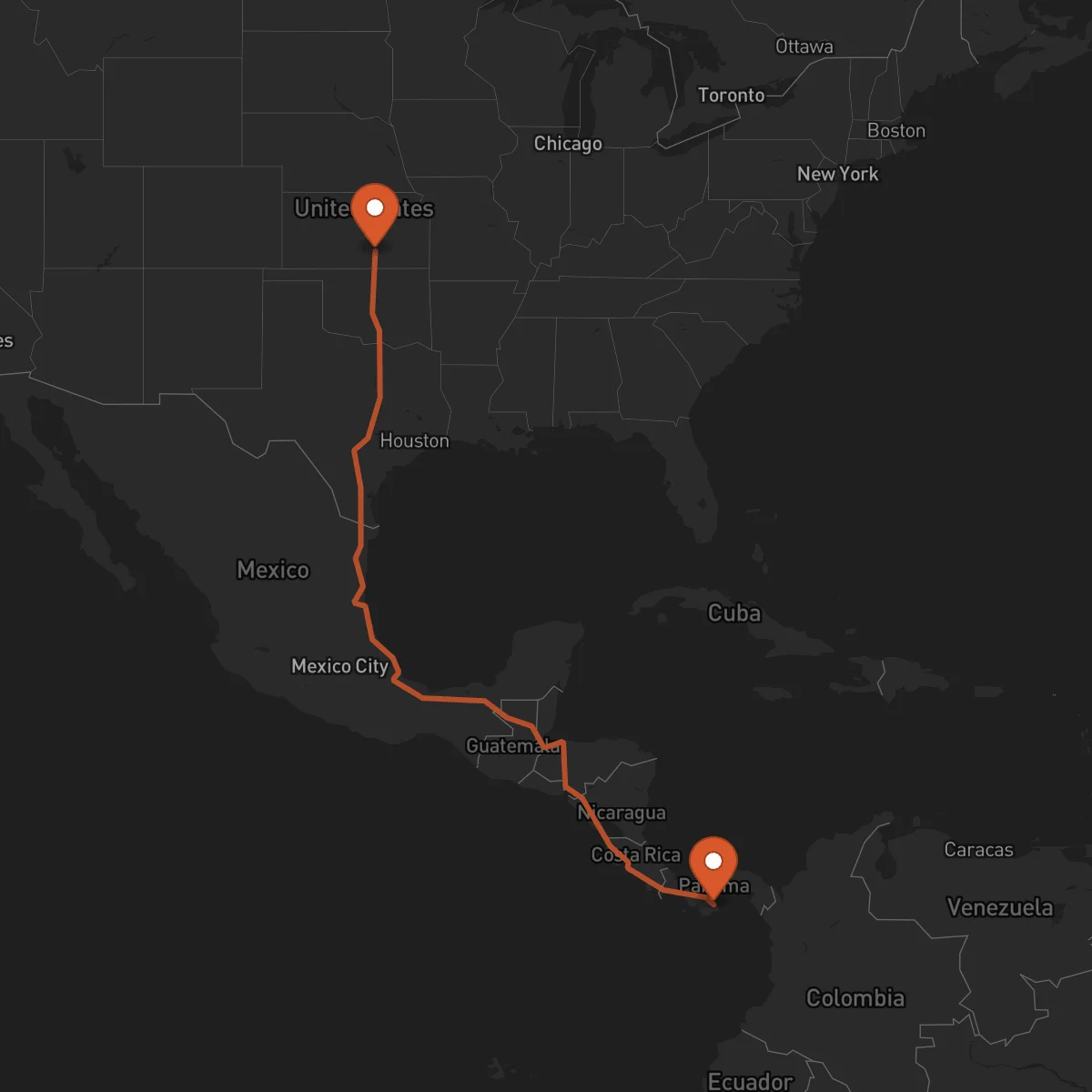 Ruta Wichita - Las Tablas