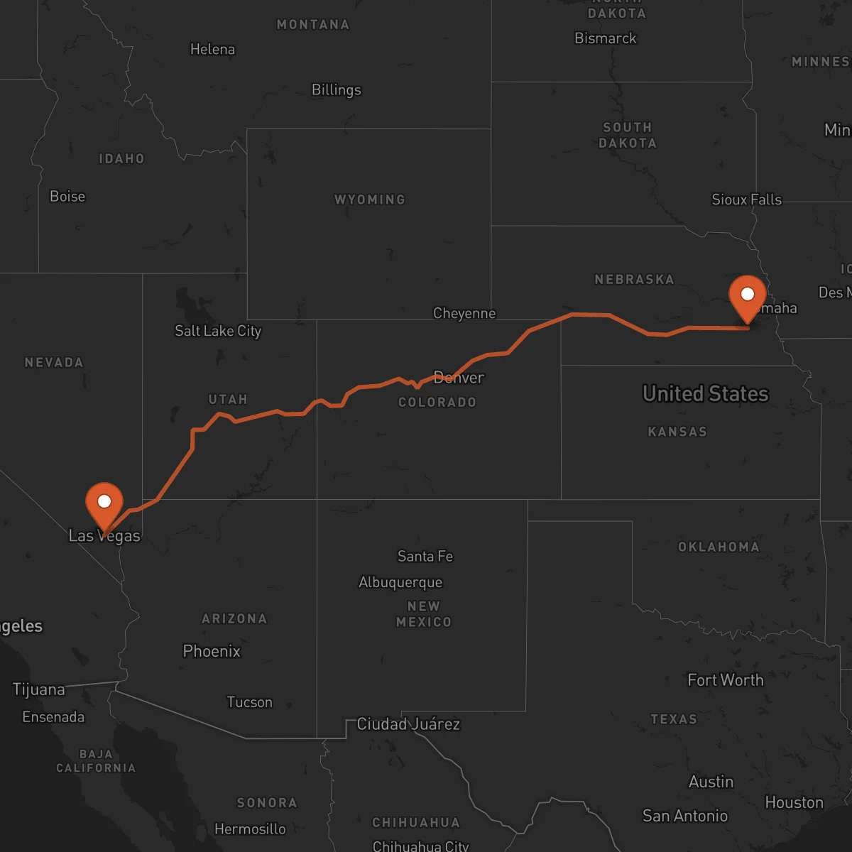 Ruta Lincoln - Las Vegas