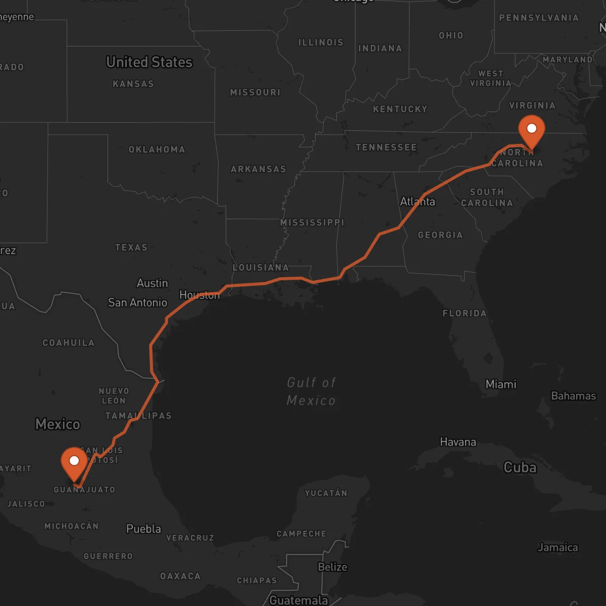 Ruta Raleigh - León Guanajuato