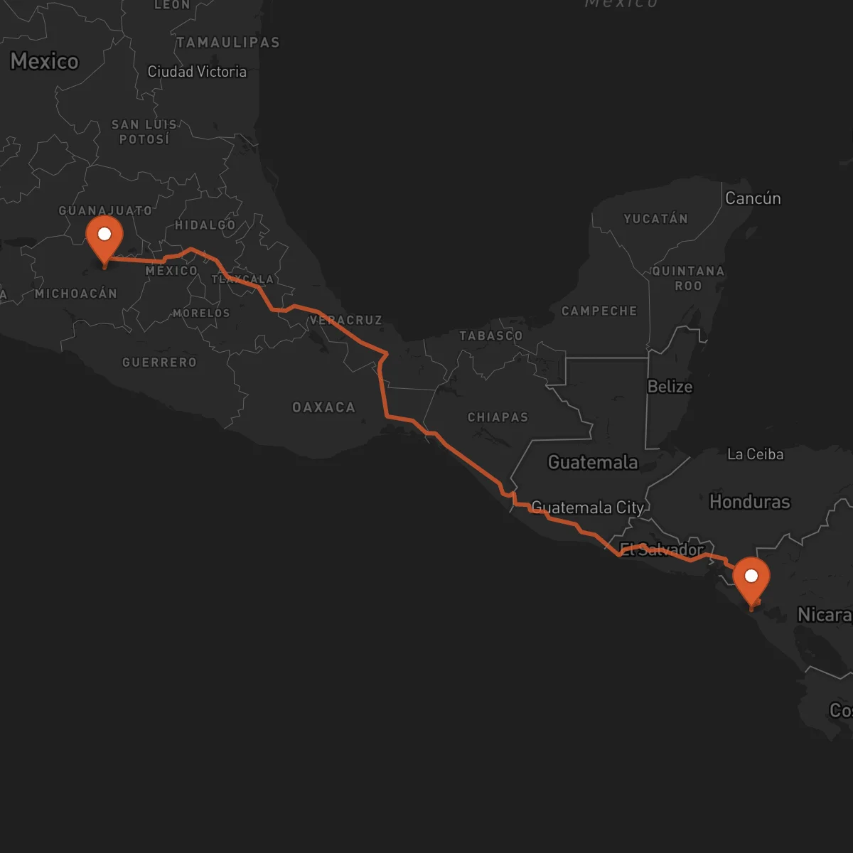 Ruta Morelia - León