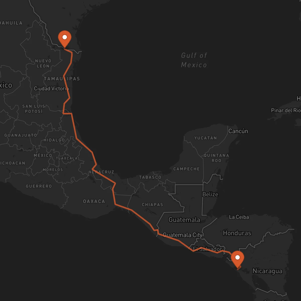 Ruta Reynosa - León