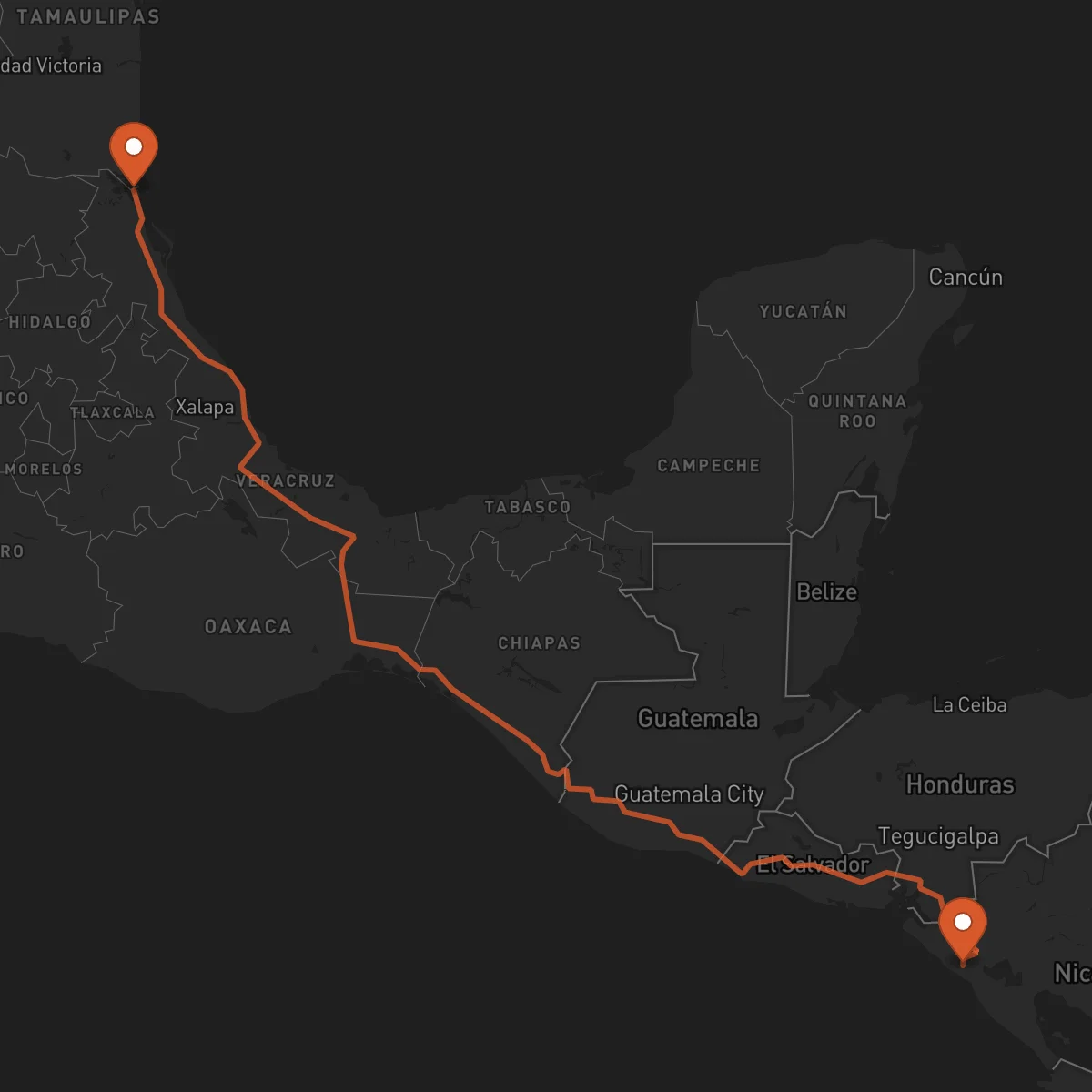 Ruta Tampico - León