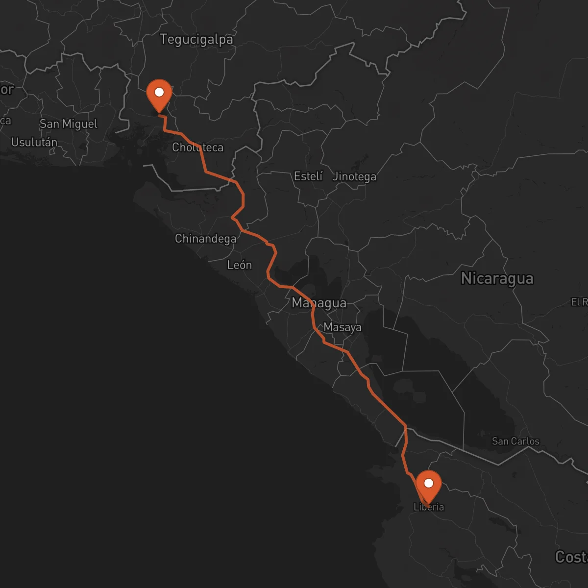 Ruta Nacaome - Liberia
