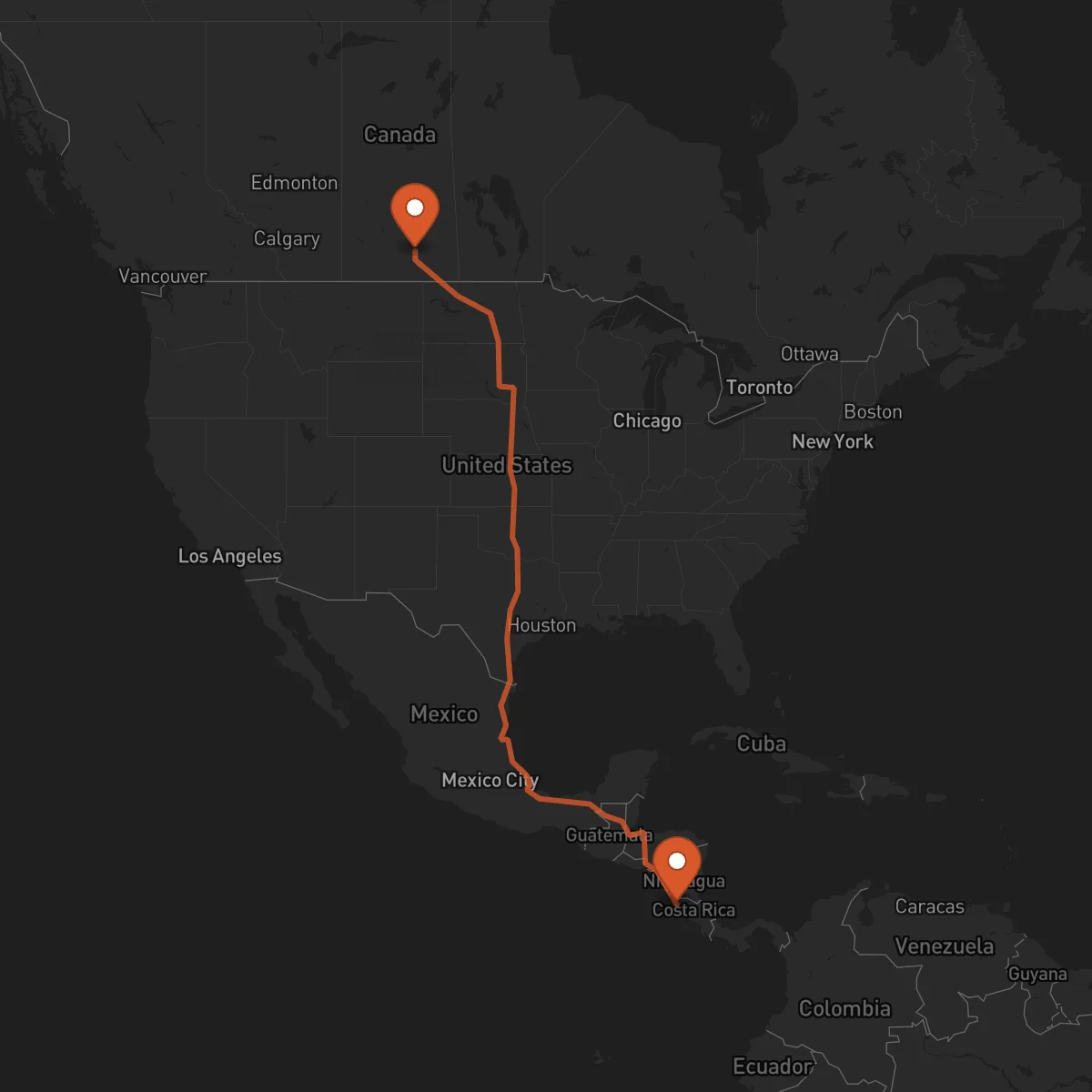 Ruta Regina - Liberia