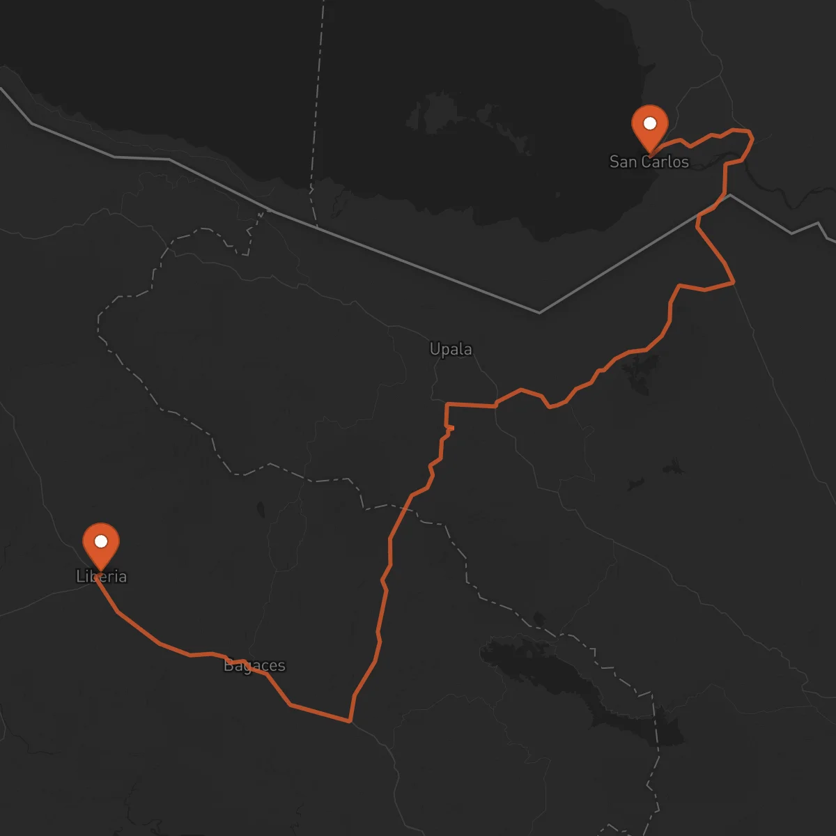 Ruta San Carlos - Liberia