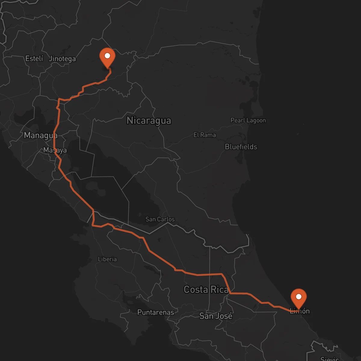 Ruta Limón - Matagalpa