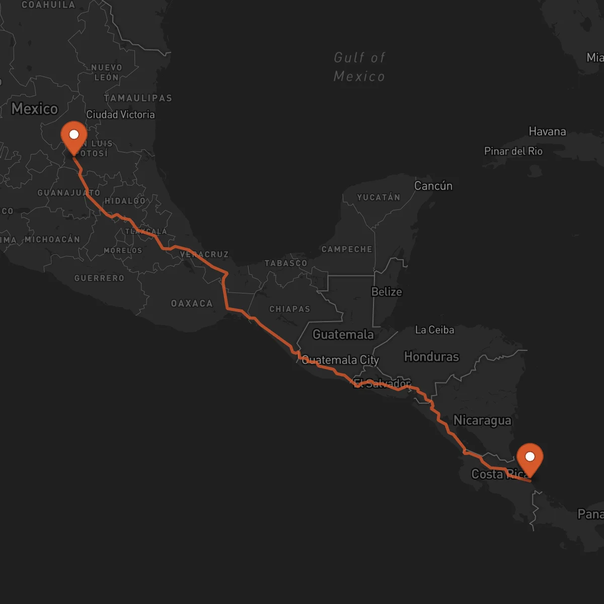 Ruta Limón - San Luis Potosí