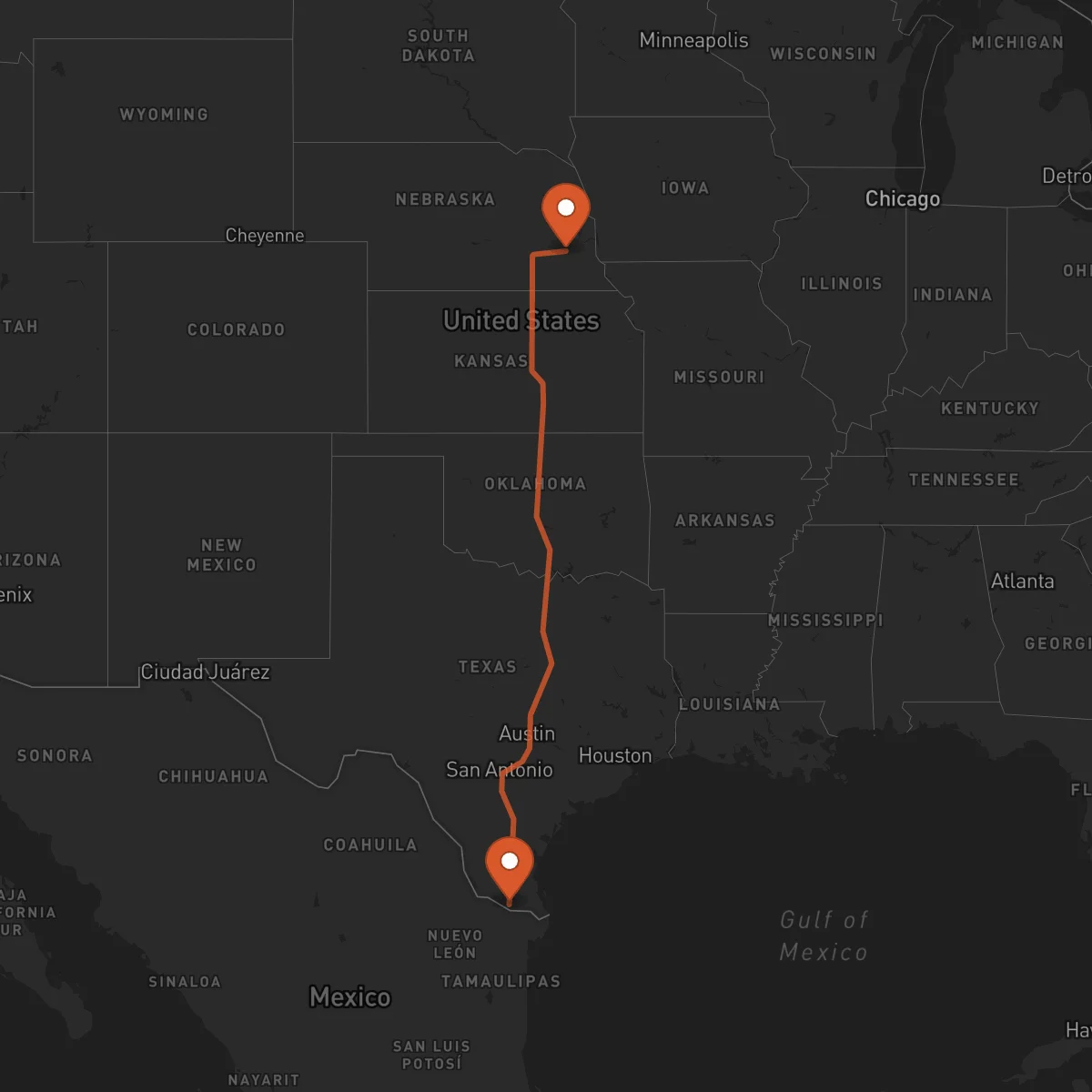 Ruta McAllen - Lincoln