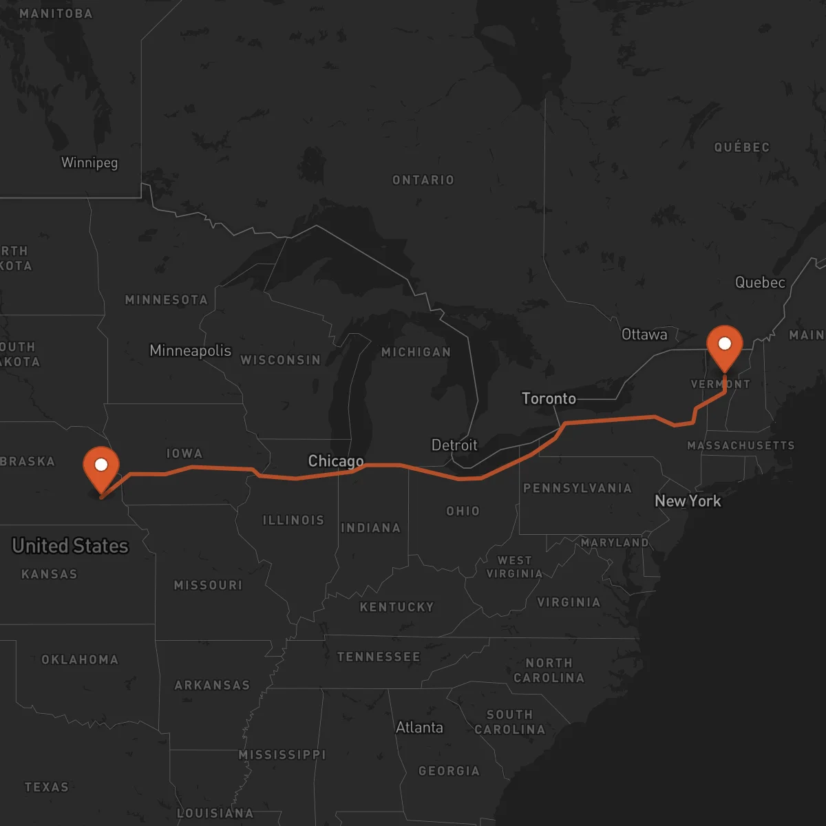 Ruta Lincoln - Montpelier