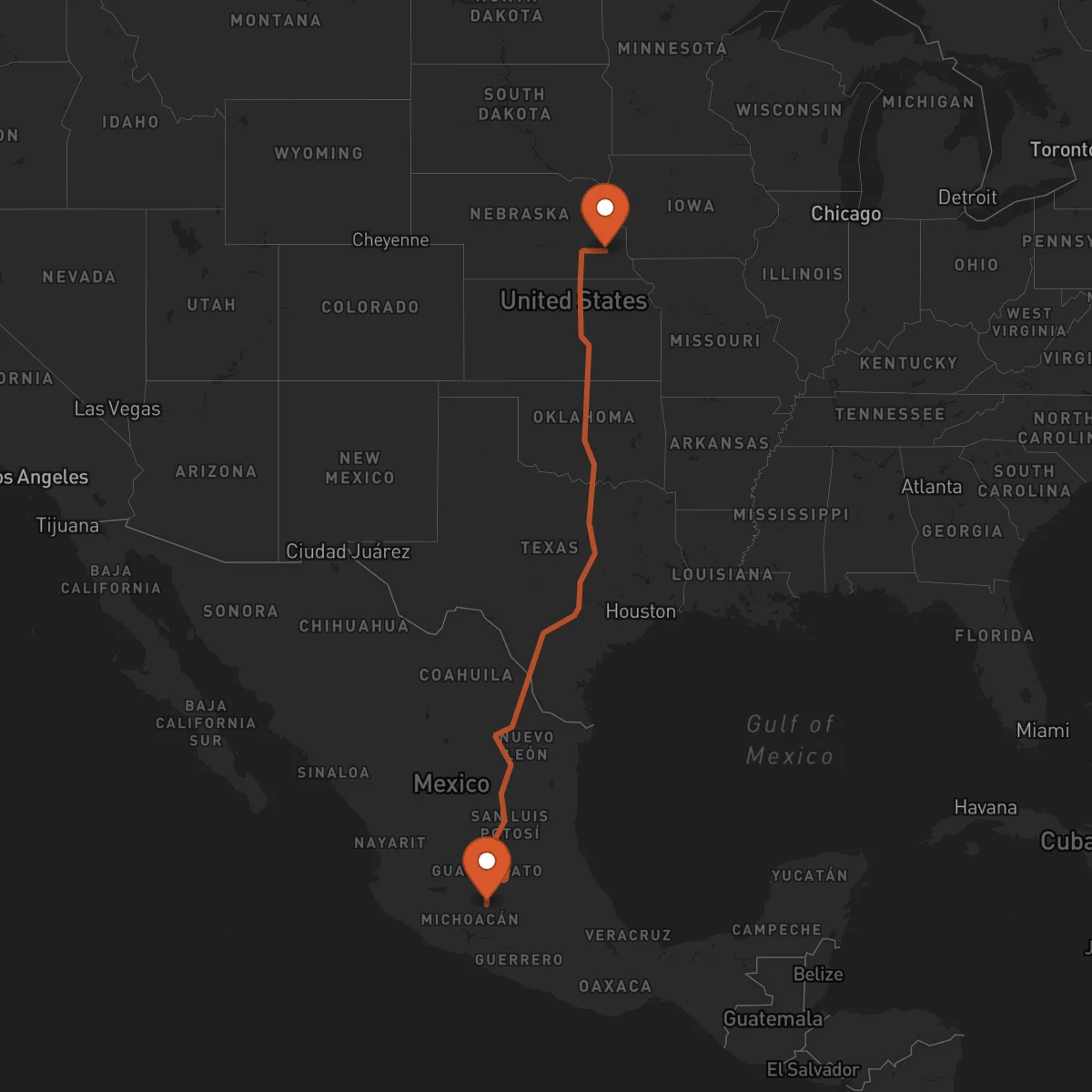 Ruta Lincoln - Morelia
