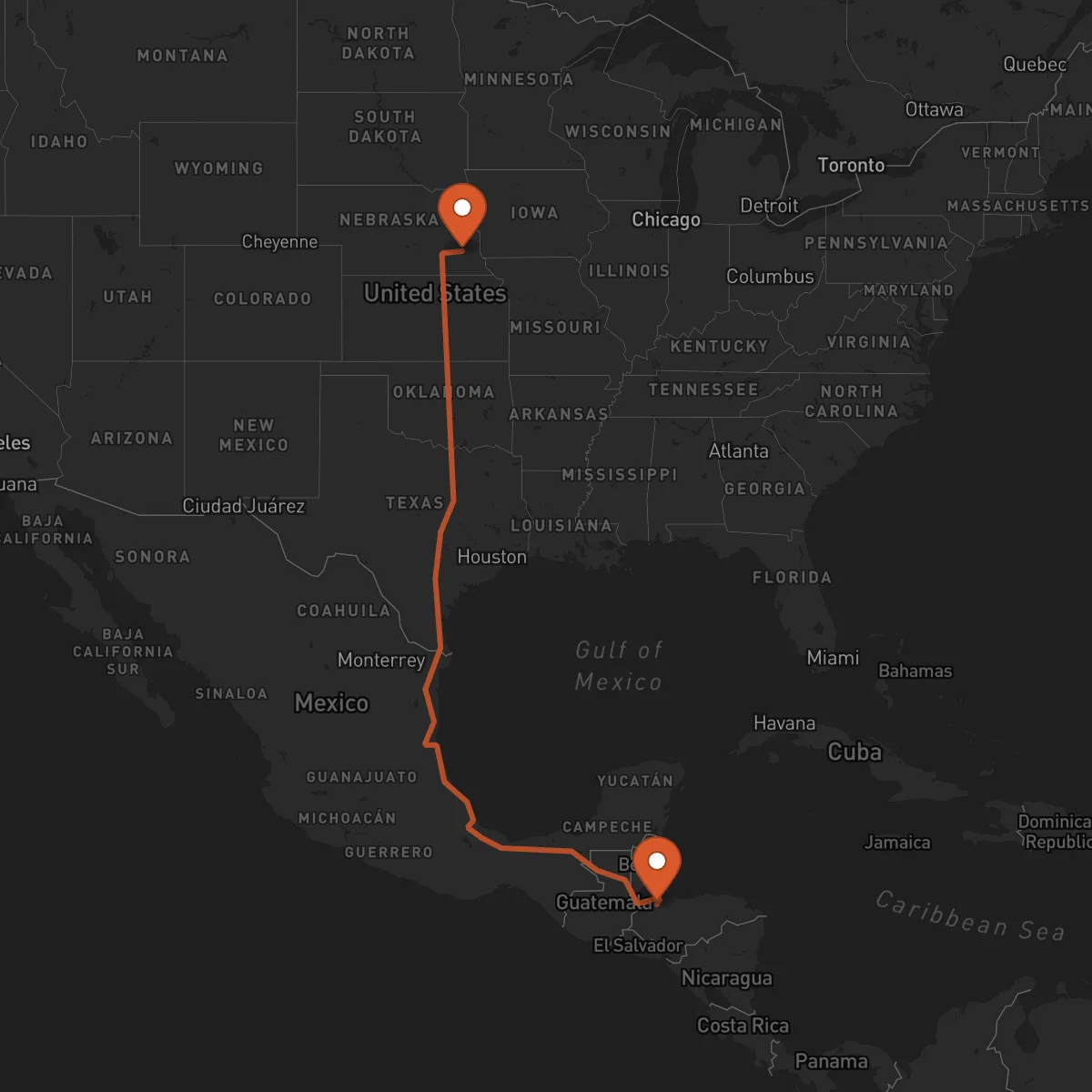 Ruta San Pedro Sula - Lincoln