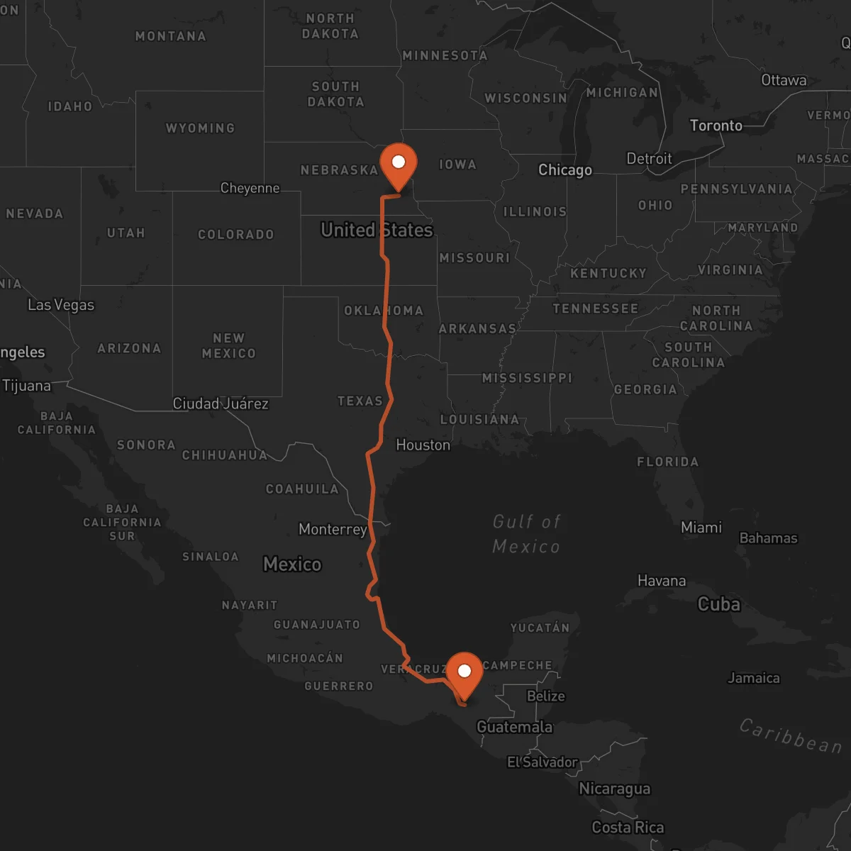Ruta Lincoln - Tuxtla Gutiérrez
