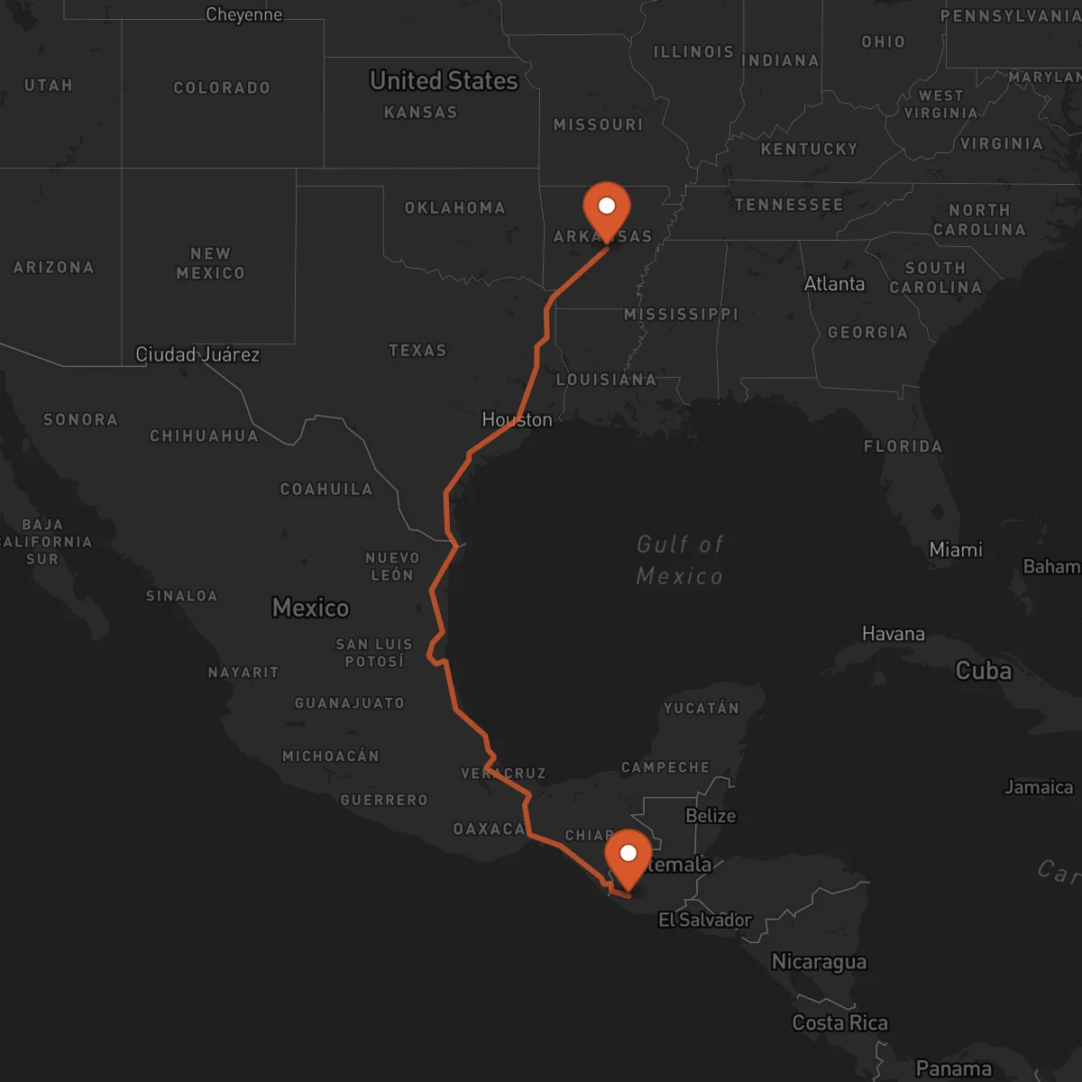 Ruta Mazatenango - Little Rock