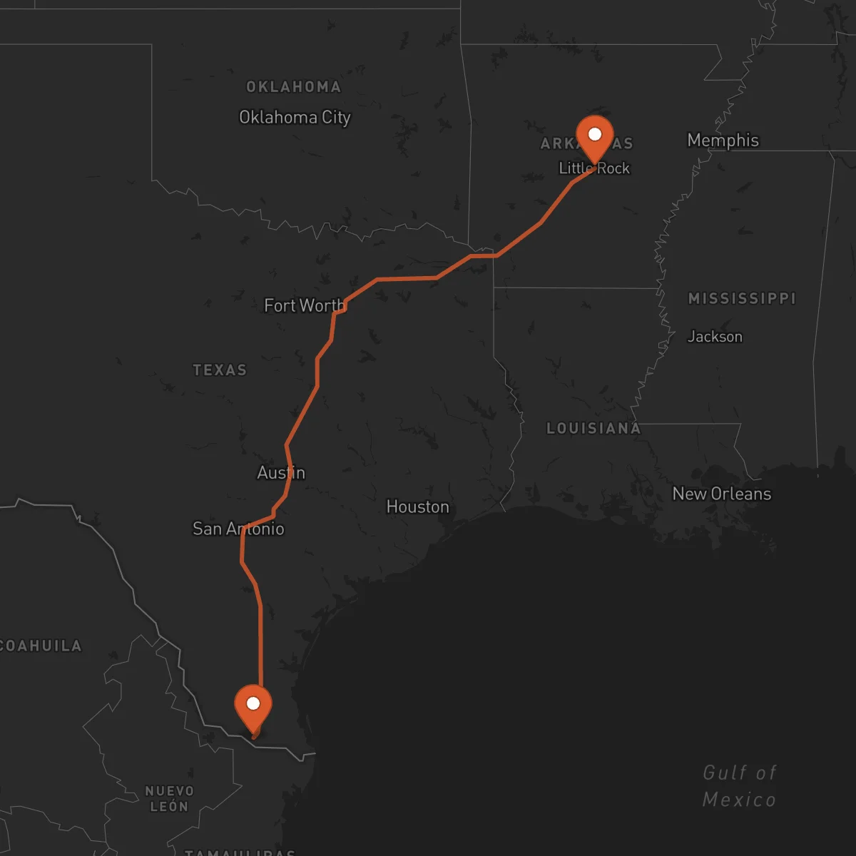 Ruta McAllen - Little Rock