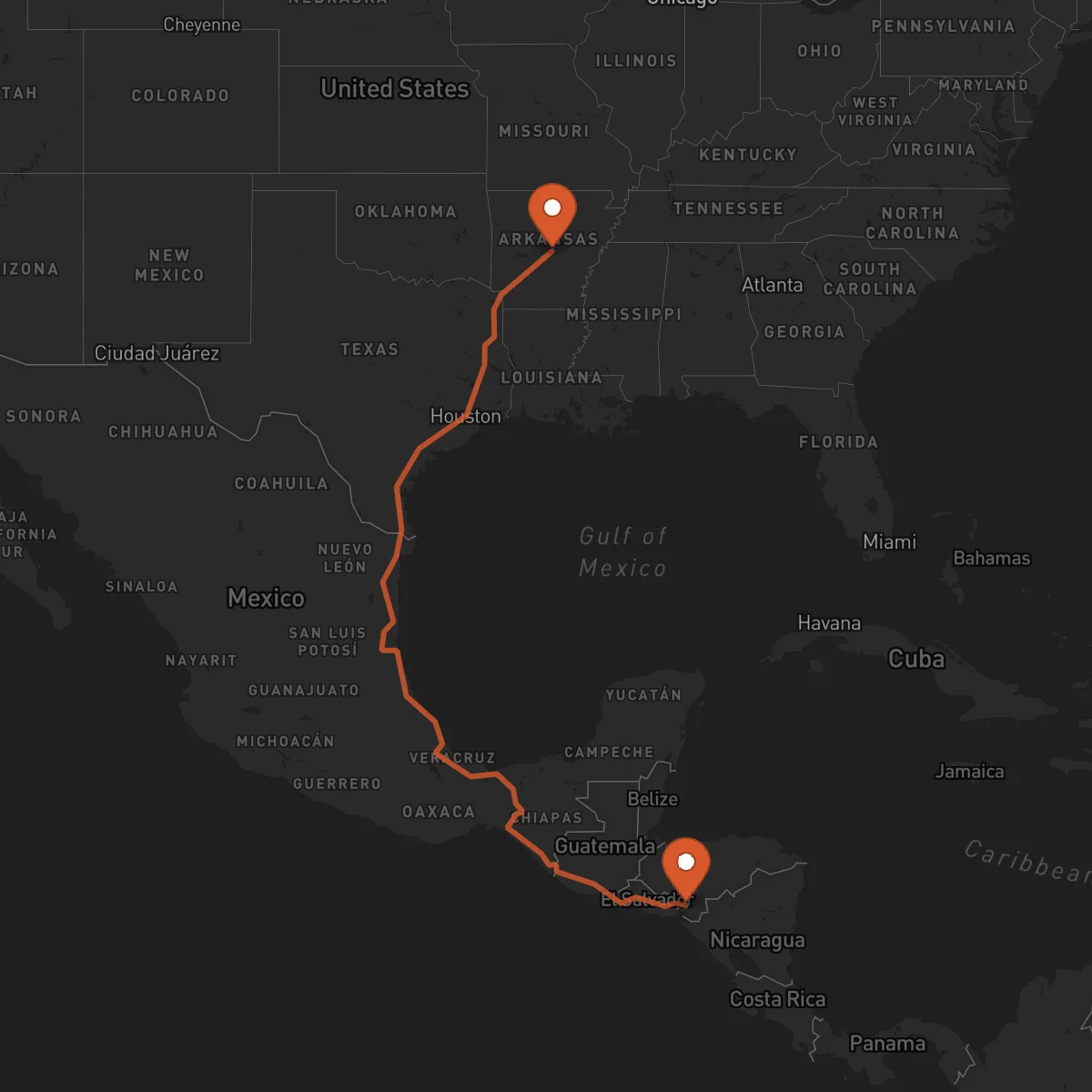 Ruta Nacaome - Little Rock