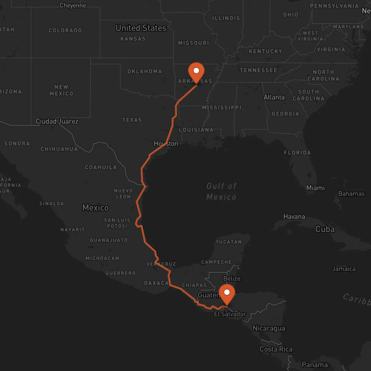 Ruta Ocotepeque - Little Rock