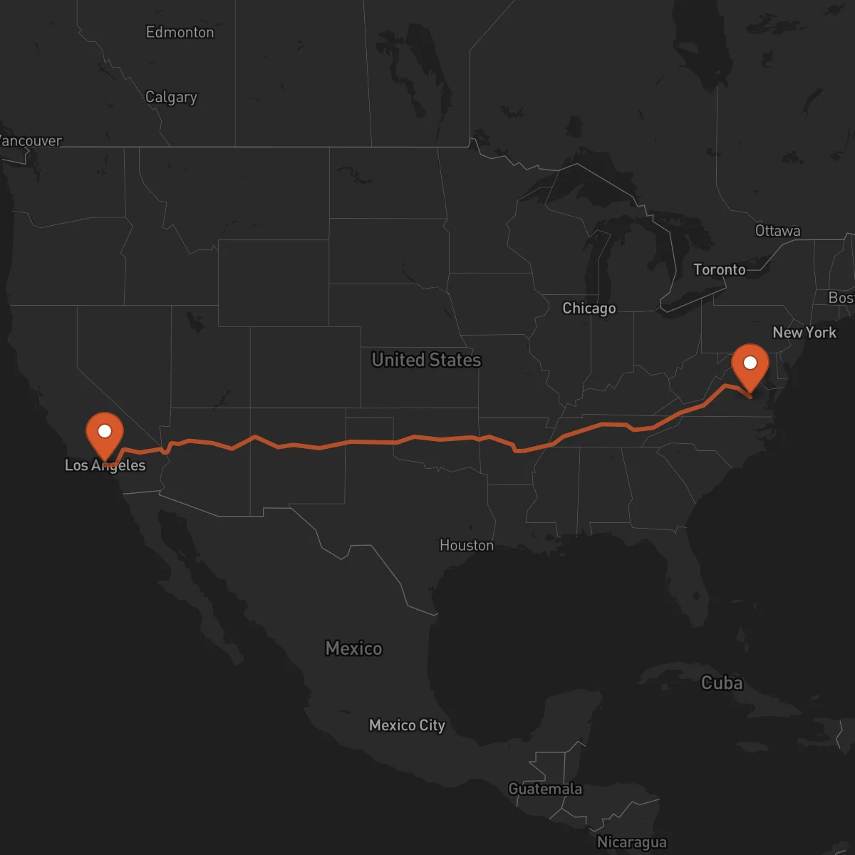 Ruta Richmond - Los Angeles