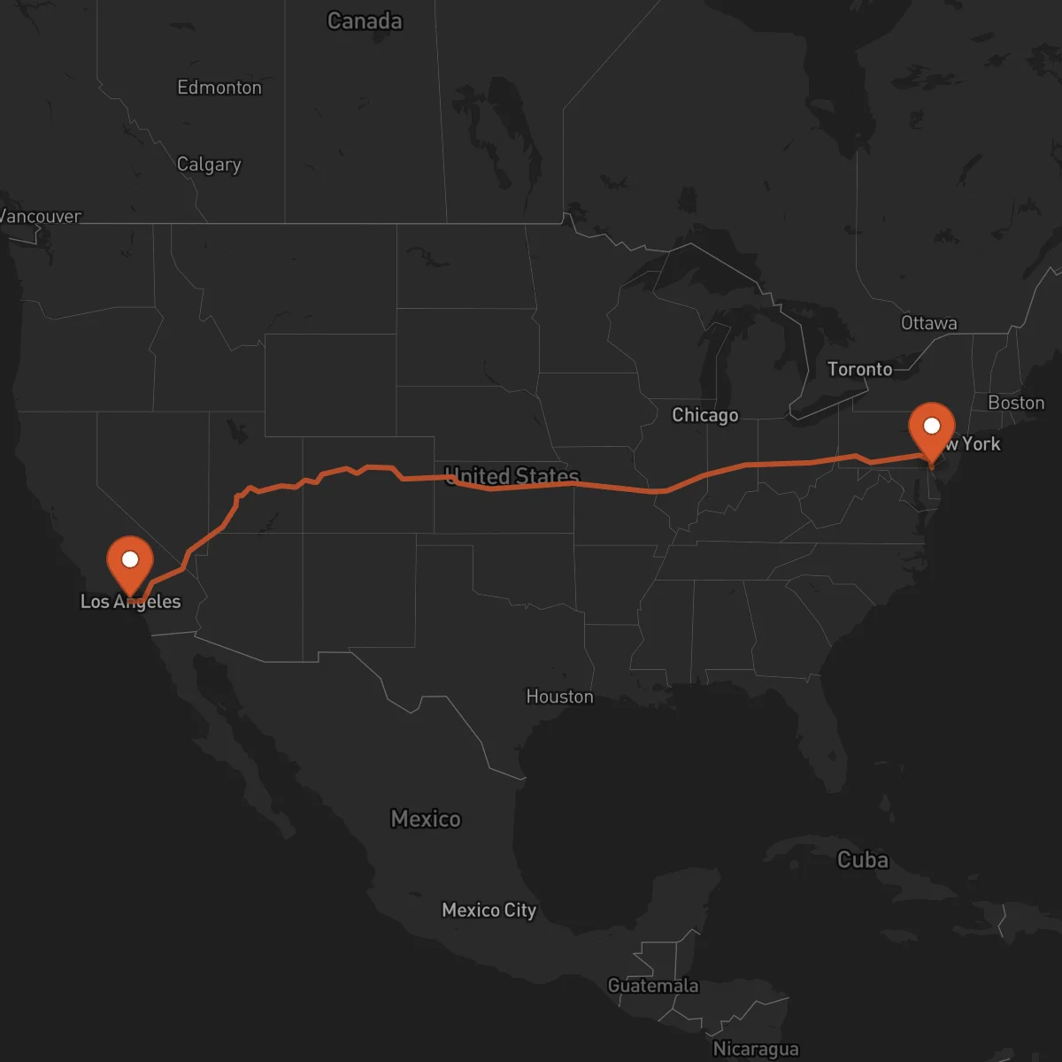 Ruta Wilmington - Los Angeles